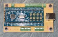 LPC1343 board on a PCB with USB device connector