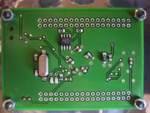 Bottom side of the lpc1754 target board
